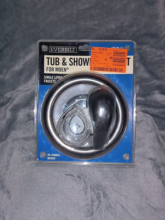 Everbilt Tub And Shower Trim Kit for Moen-Black